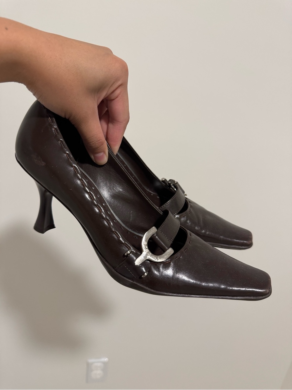 Vintage BCBG Brown Heels